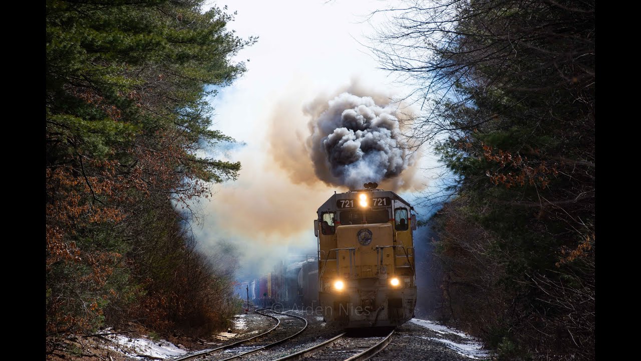 [4K] New England Centrals 6 Axle EMD's Last Stand