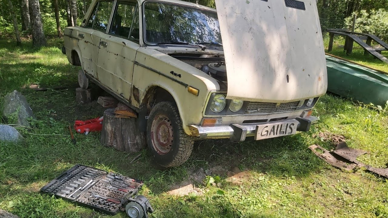 Lada 2106 First Start In 5 Months