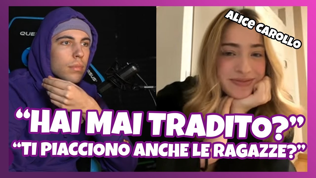 ALICE CAROLLO SI CONFIDA A GRENBAUD!