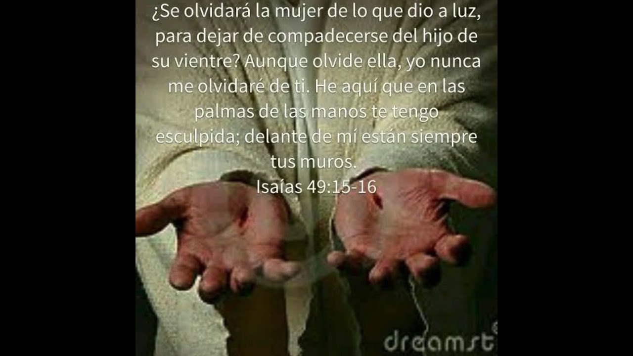 EL AMOR QUE NUNCA DEJA Isaías 49:15-16