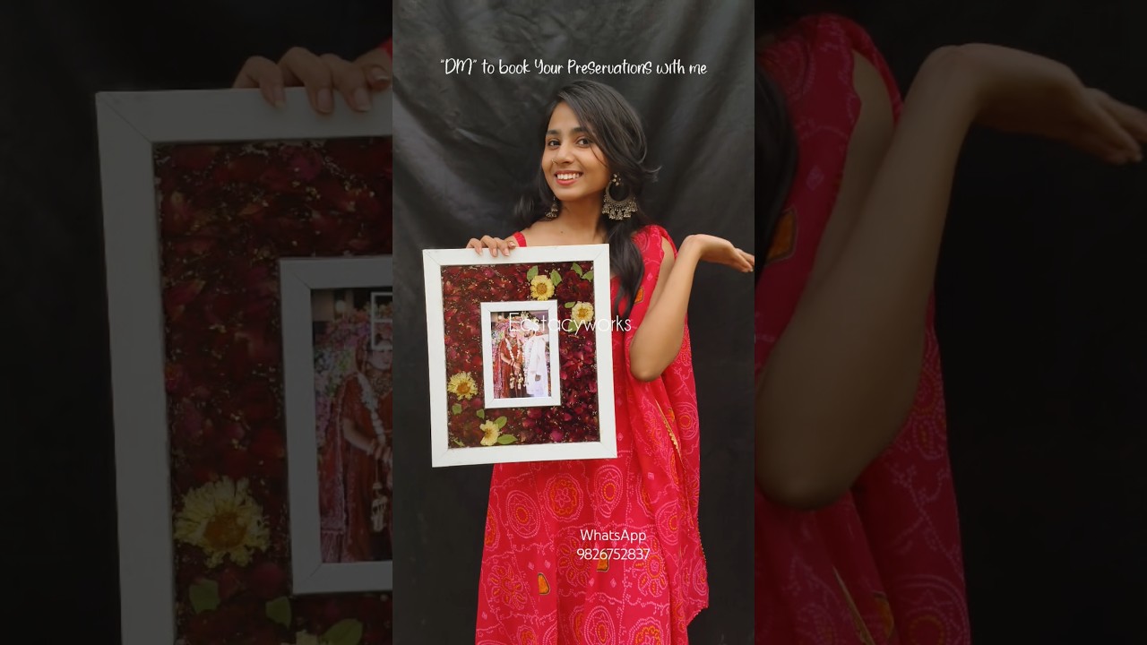photo changing varmala frame #varmalaframe #varmal #preservation #weddingframe #resinart