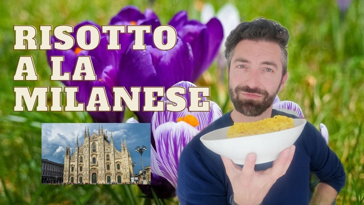 Risotto a la milanese | La receta italiana más 🔝 de Milán | Primeros platos italianos 🥘