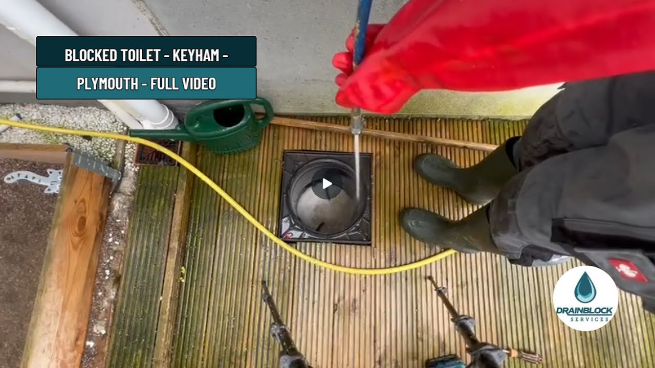 BLOCKED TOILET Plymouth - Keyham Property Inspection FULL VIDEO 
