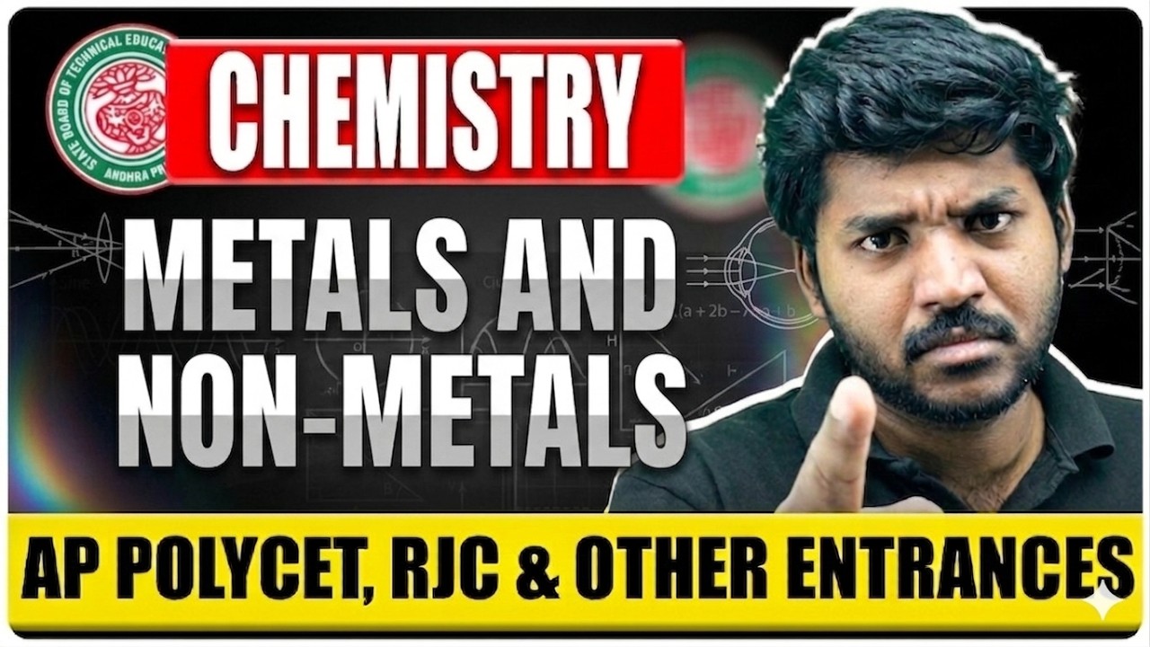 AP POLYCET 2026 | Metals and Non-Metals | Chemistry | Complete Preparation