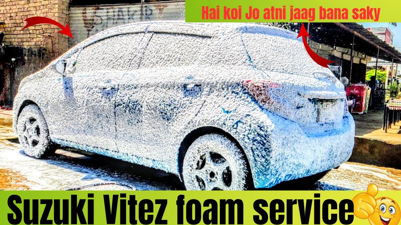Toyota Vitez foam service 🥰||2023