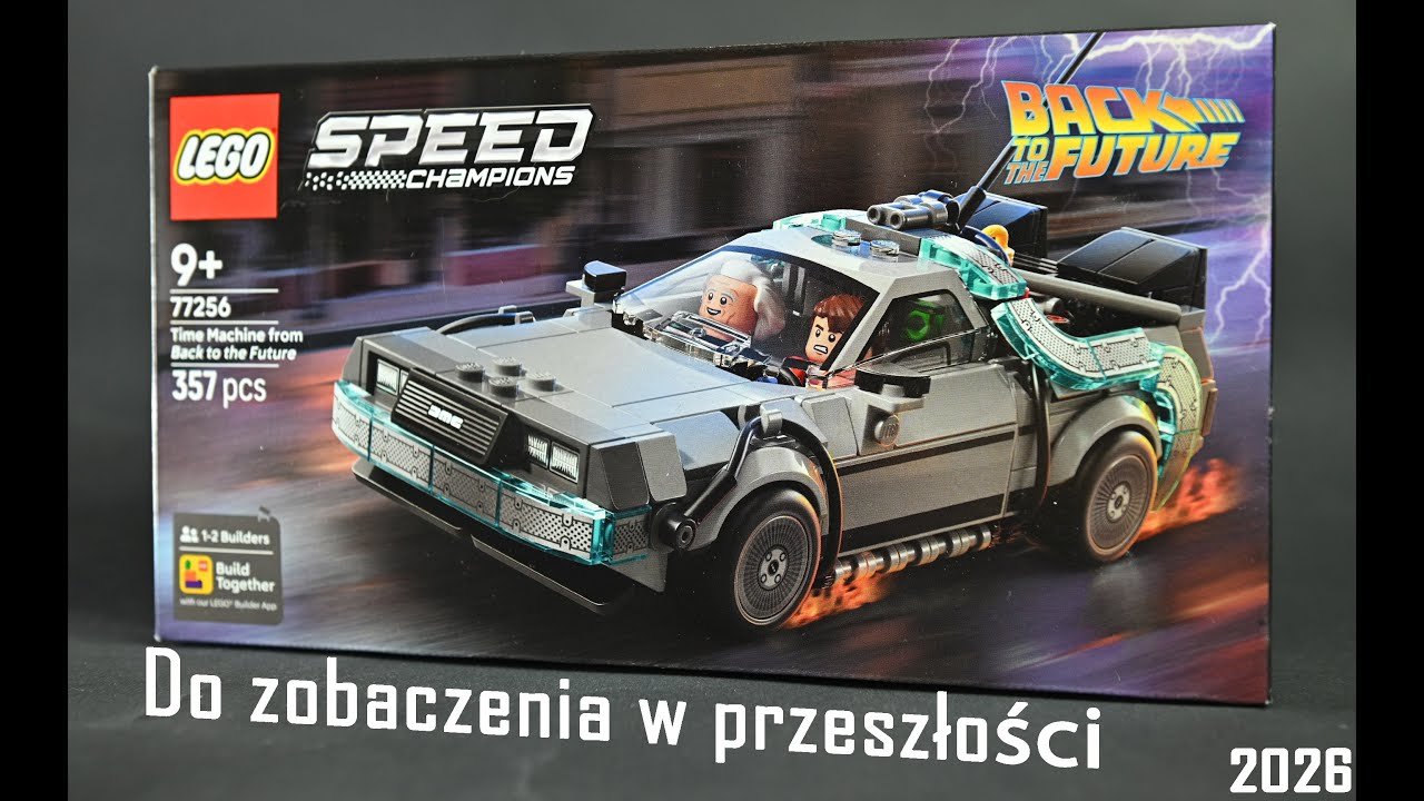 LEGO Speed Champions 77256 Time Machine from Back to the Future - LEGO Speed Build