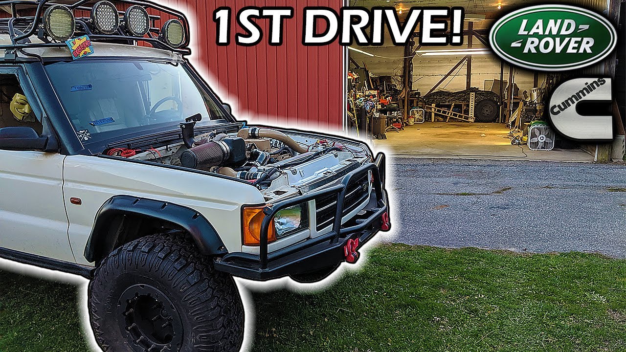 First Drive! × 4BT Cummins Discovery #43 [Land Rover Build]