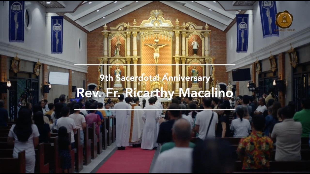 𝐇𝐢𝐠𝐡𝐥𝐢𝐠𝐡𝐭𝐬 | 9th Sacerdotal Anniversary Thanksgiving Mass of 𝗥𝗲𝘃. 𝗙𝗿. 𝗥𝗶𝗰𝗮𝗿𝘁𝗵𝘆 𝗠𝗮𝗰𝗮𝗹𝗶𝗻𝗼