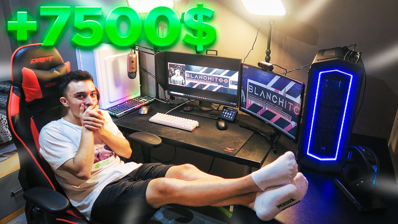 MI NUEVO SETUP GAMING 2020 VALORADO EN +7500$ 😱 | Blanch