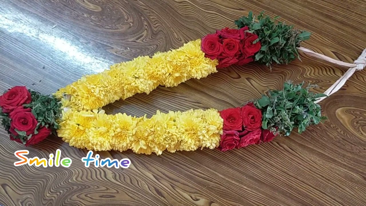 how to make samanthi flower garland | samanthi poo malai | சாமந்தி பூ மாலை ஈசியா கட்டலாம்