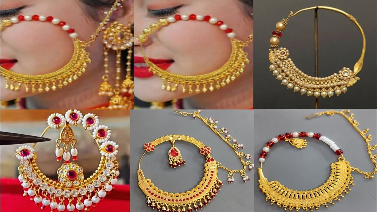 Gold Nath Design ll Gold Kumauni Nath Design ll Bridal Gold Nath Designs ll