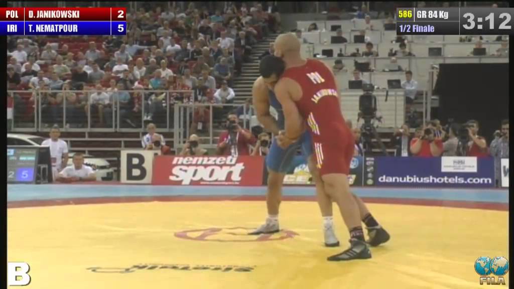 Taleb Nematpour (IRI) vs Damian Janikowski (POL) 84kg 1/2 Final - 2013 World Wrestling Championships
