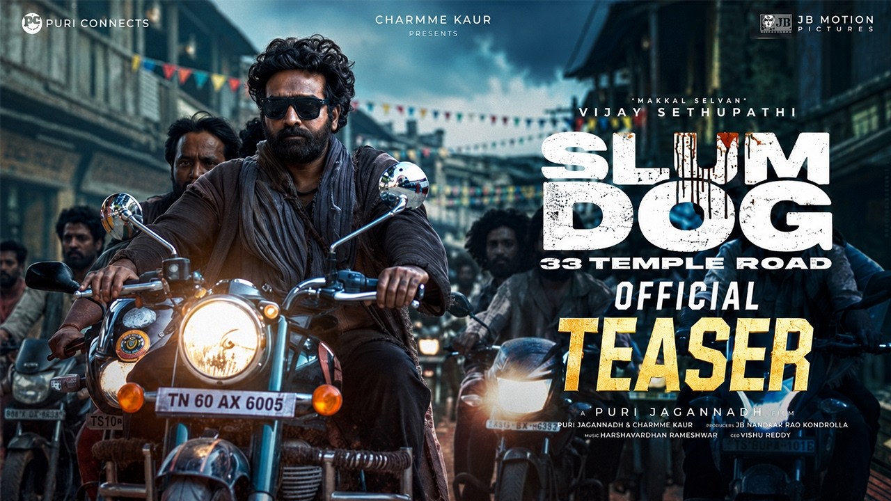 Slumdog : 33 Temple Road - TEASER | Vijay Sethupathi | Tabu | Puri Jagannadh | Harshavardhan