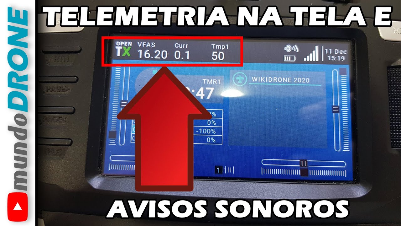 DRONE e AEROMODELOS - TELEMETRIA e AVISOS SONOROS