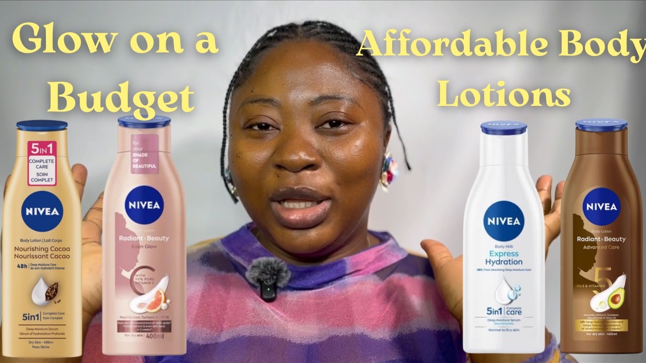 NIVEA BODY LOTIONS FOR FAIR AND GLOWING SKIN | HOW TO GLOW ON A BUDGET WITH NIVEA