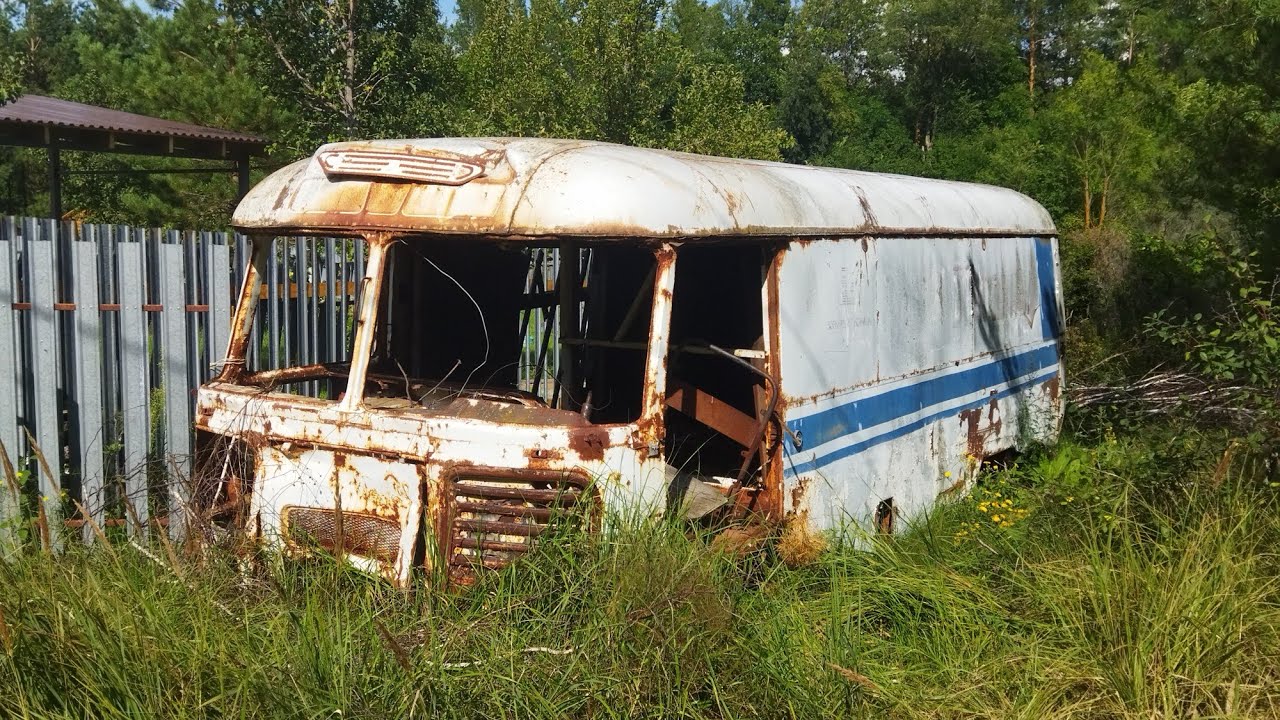 ЗАБРОШЕННЫЙ ПИНГВИН ПАЗ 3742 В самарской области.