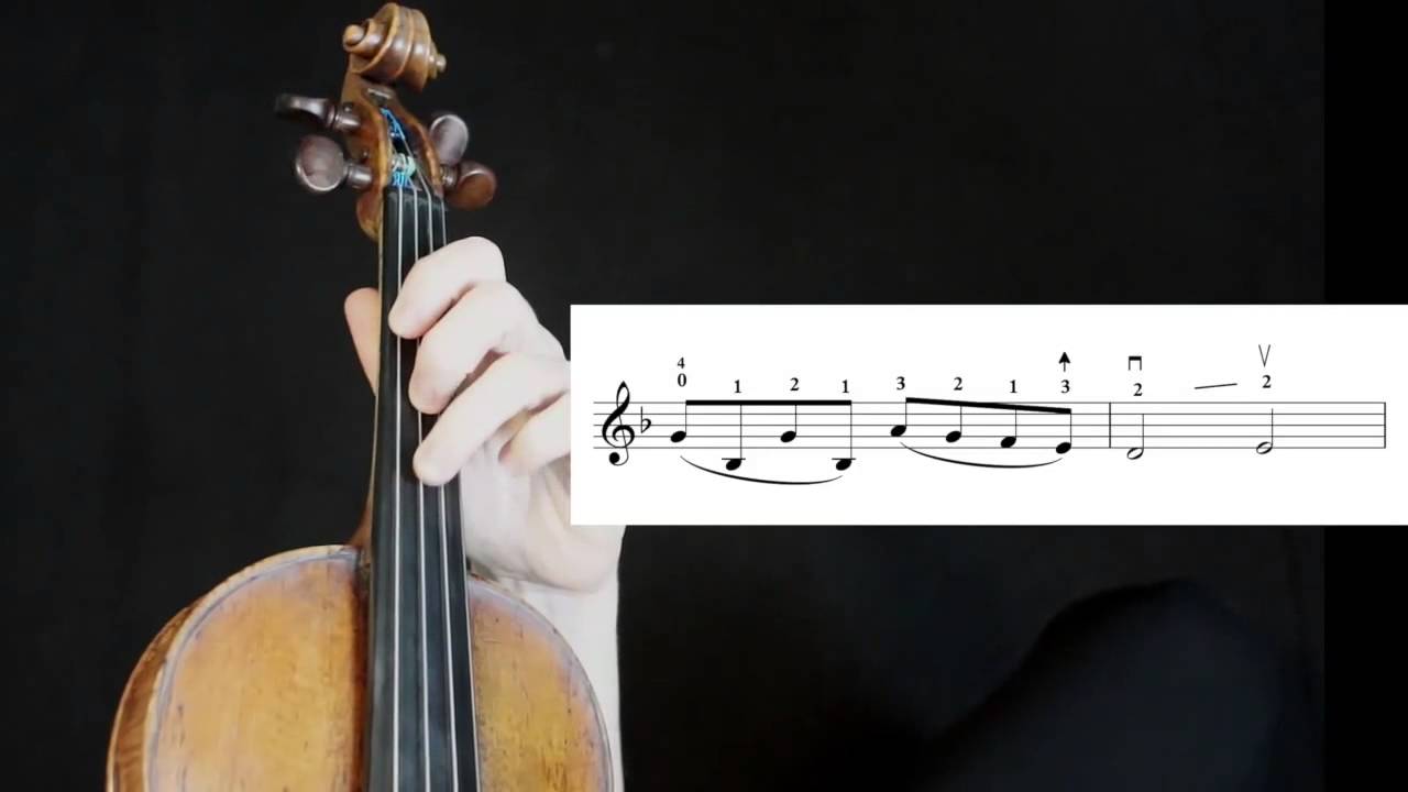 Theme from Schindler's List: Violin - tutorial Part 1 (Spanish, French, subtítulos)