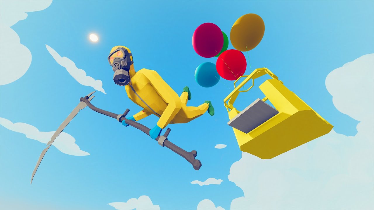 DEATH JUMP FROM THE CABIN | TABS - Totally Accurate Battle Simulator