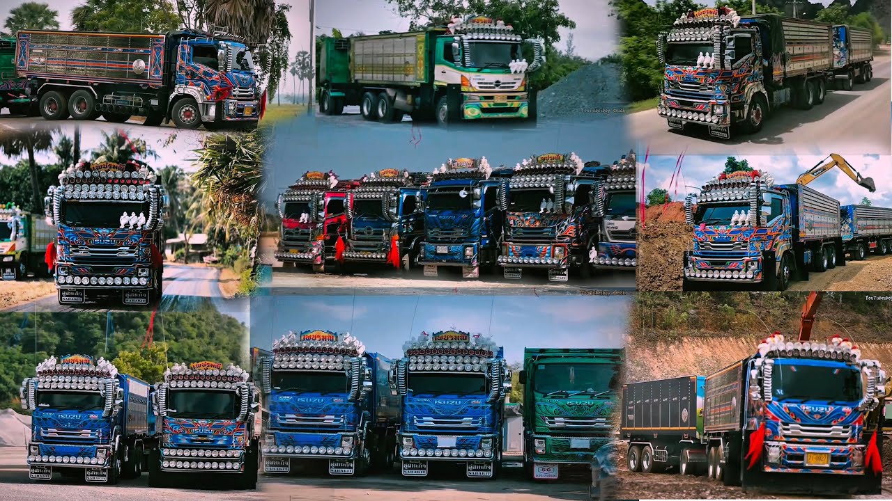 #EP22#collection#famous#dump truck in #Thailand🇹🇭📸🚛🔰🚥🎉#2025#ISUZU#vairalvideo#foryou#automobile#🚛🔰🚥🎉