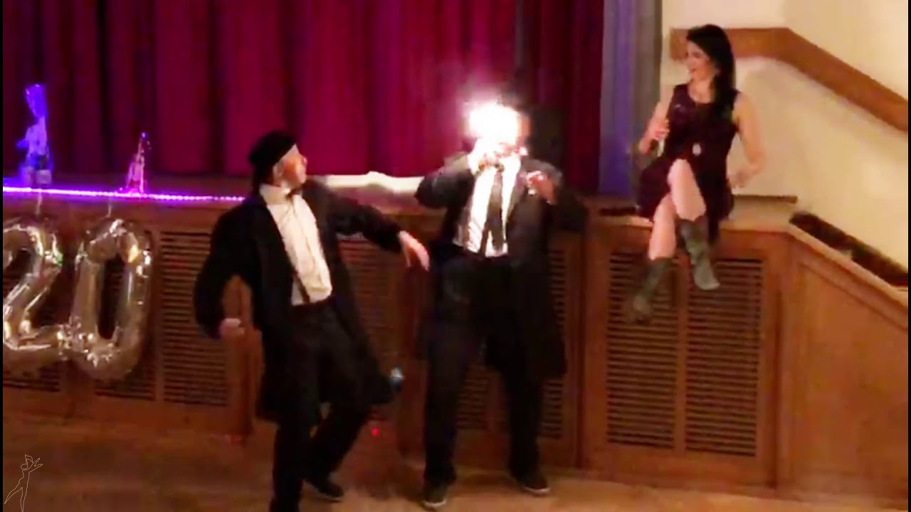 Laurel and Hardy dancing at the ball thats all