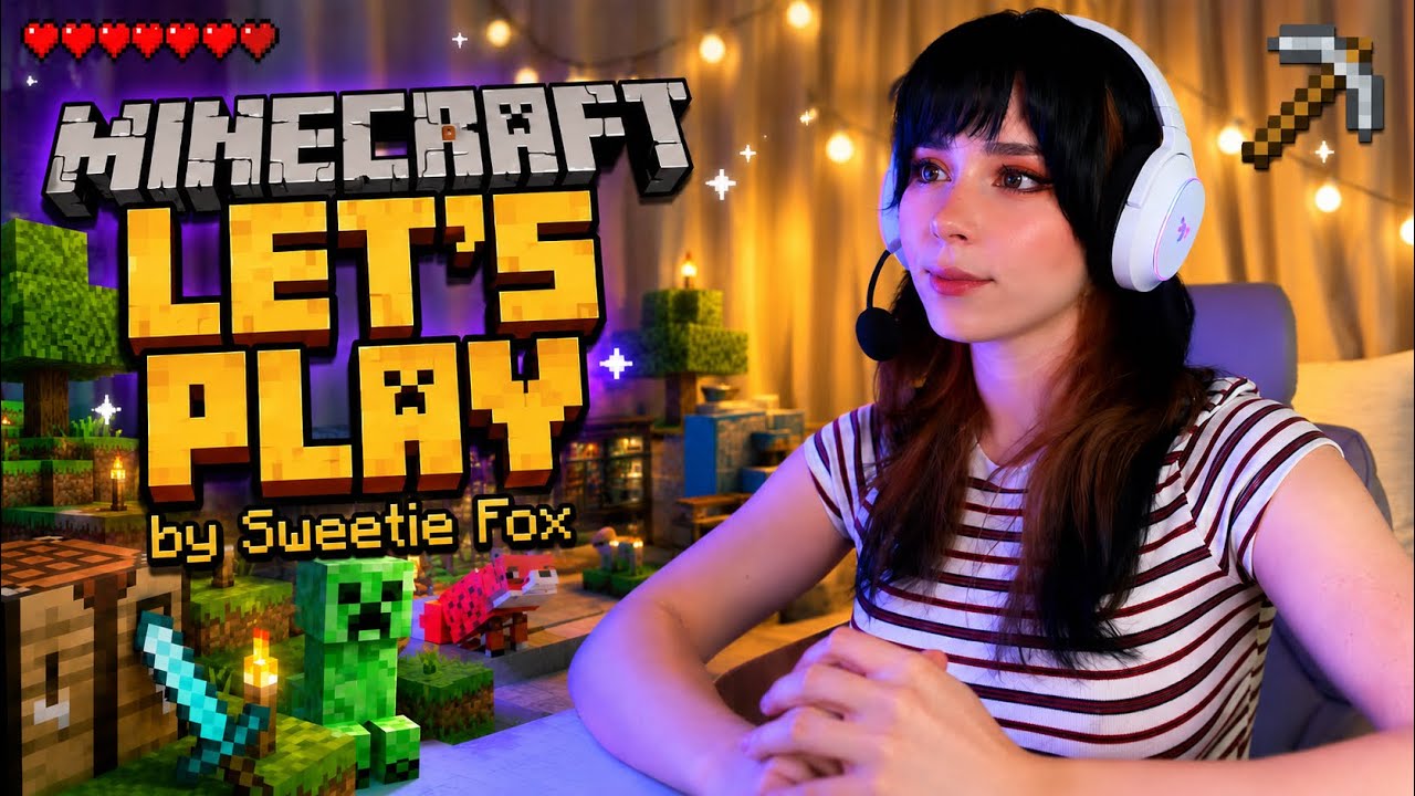 Sweetie Fox Plays Minecraft | Let's Play Part 1-2