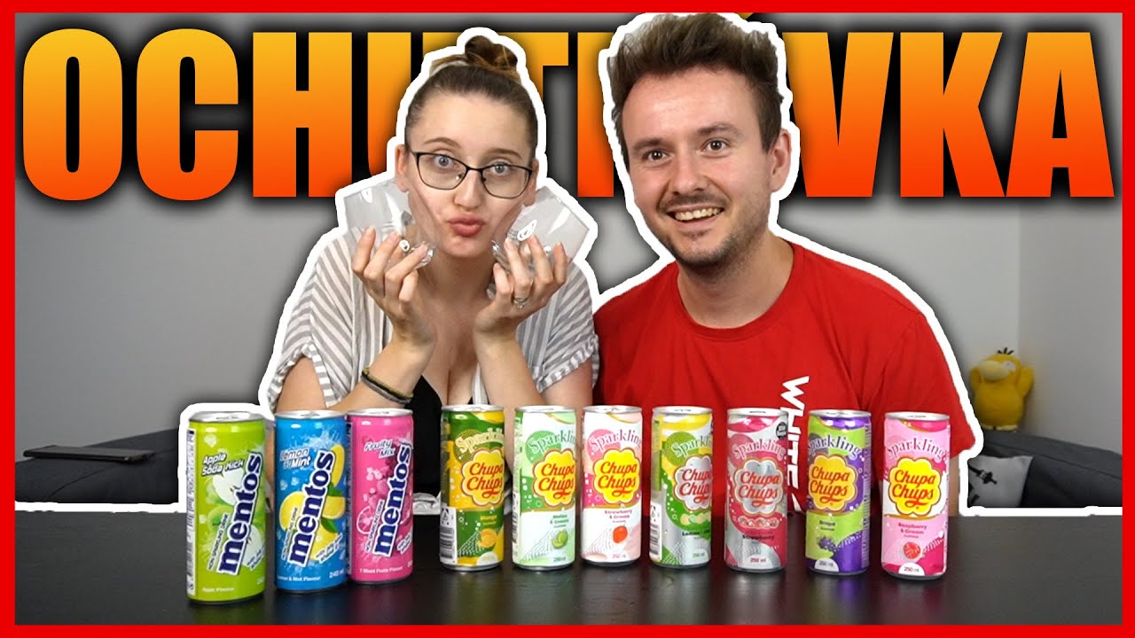 OCHUTNÁVÁME CHUPA CHUPS & MENTOS PITÍ!😱🧃 w/@Makousek