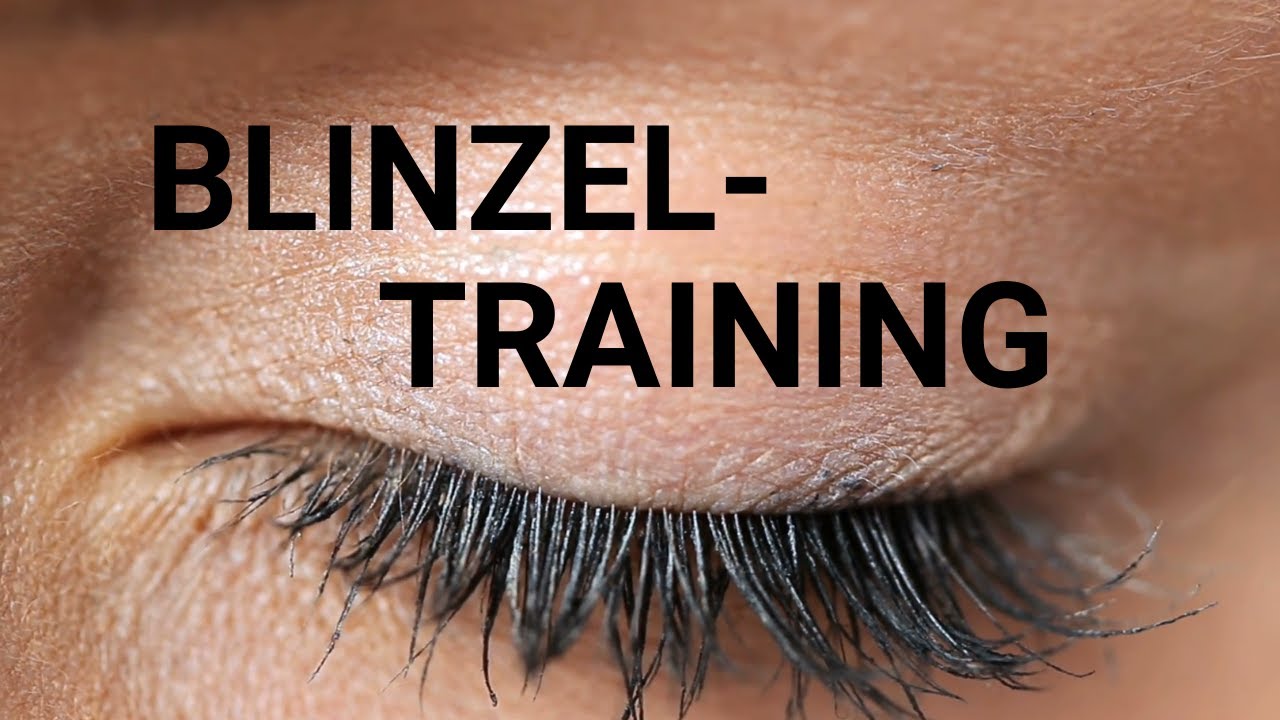 Blinzeltraining bei trockenen Augen