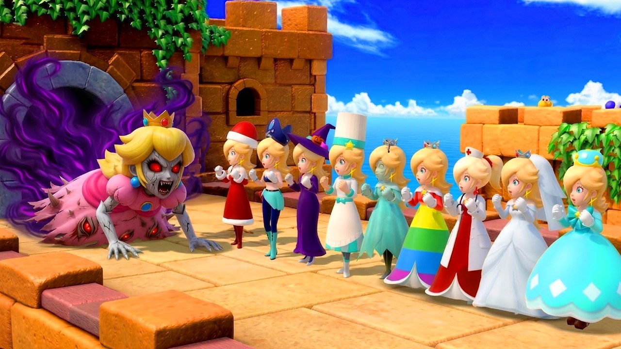 【スーパーマリオパーティ】すべてのスペシャル衣装 ロゼッタ VS ピーチ VS マリオ VS ルイージ