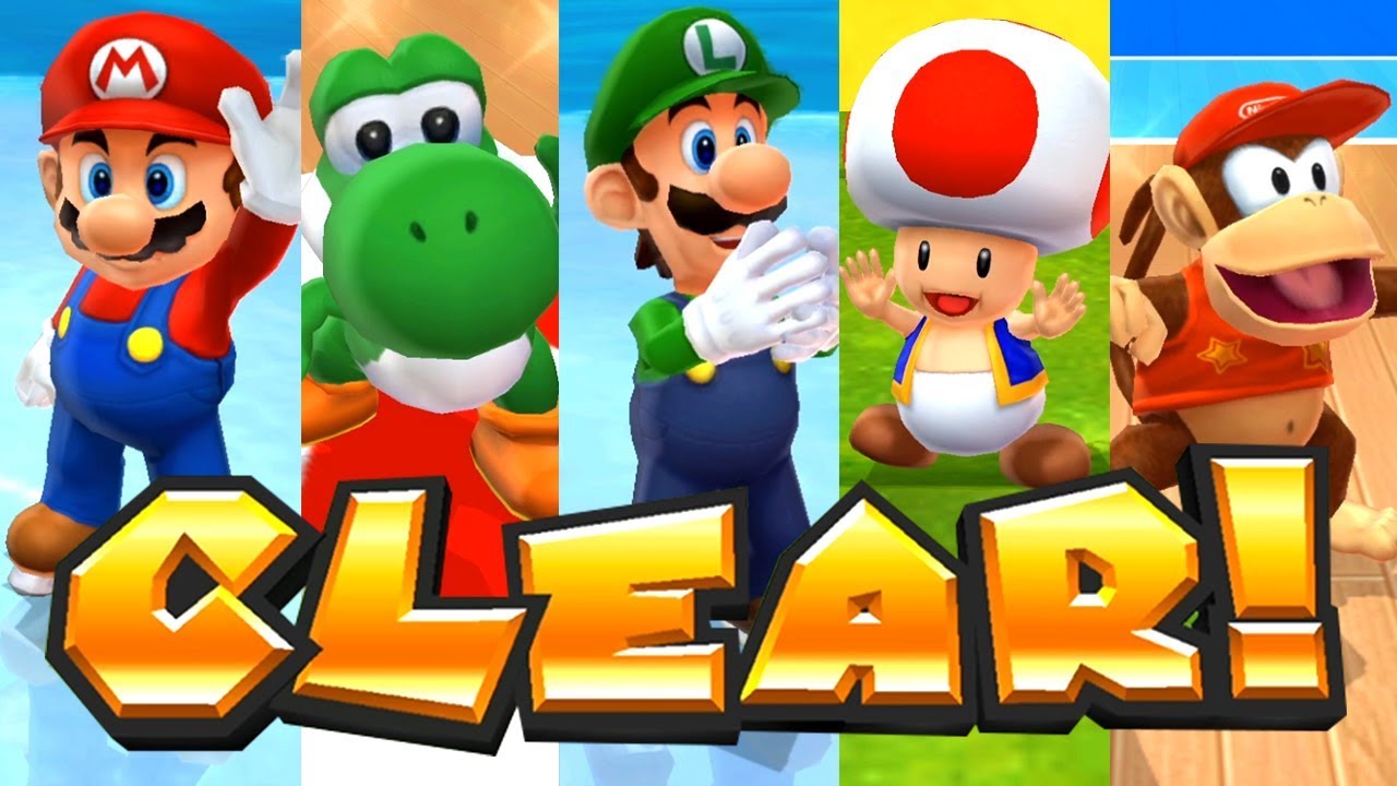 Mario Sports Mix - All Party Minigames
