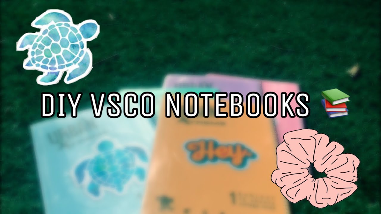 DIY מחברות בסגנון VSCO 📓📚 #ספיישל חזרה לבית ספר 2019 - 2020🎀