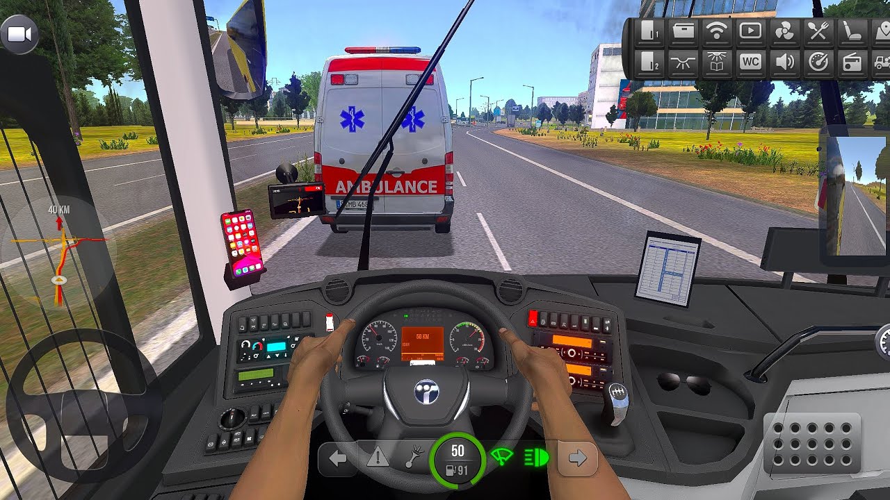 Bus Simulator : Ultimate - Luxury TEMSA MD9 Bus City Driving - Android Gameplay