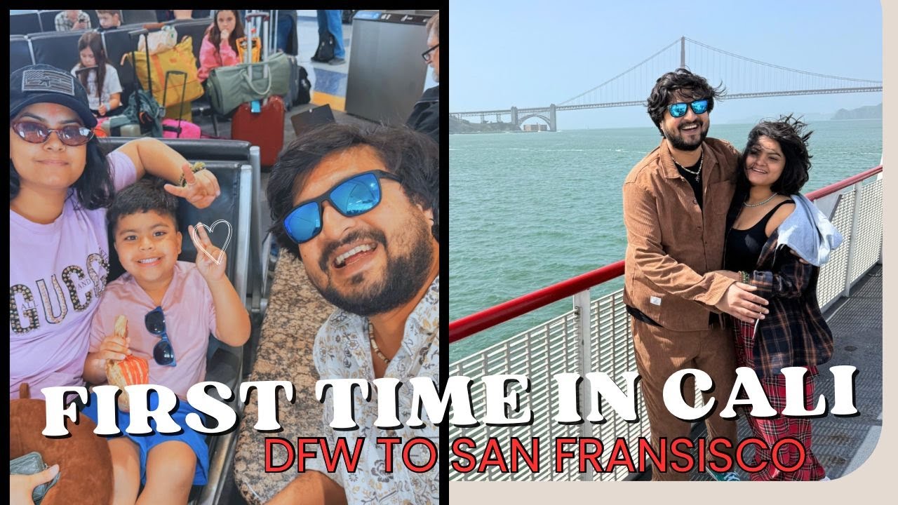 Cruise in Pacific | Know the City | Traveling from DFW to San Fransisco Day 1 | Pram Vlogs year 2025