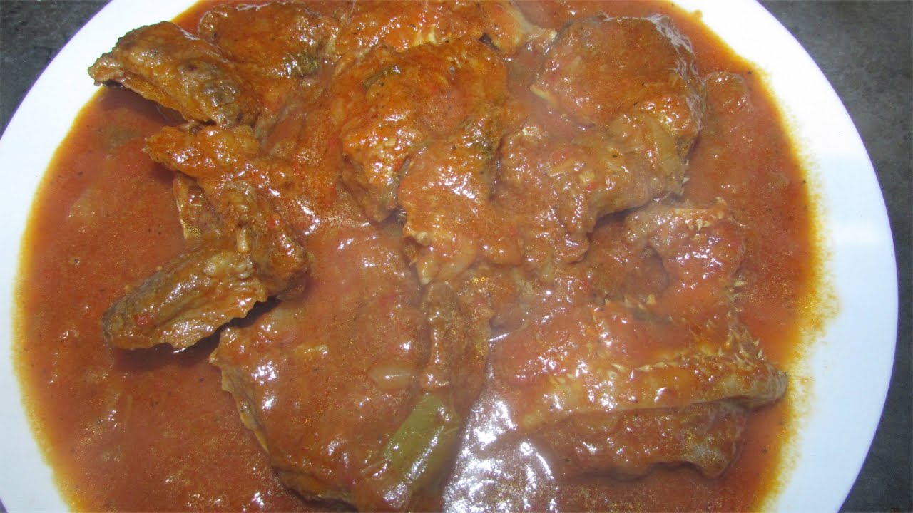 Congolese Food: Ngombe Ya Lolému (Cow's Tongue)
