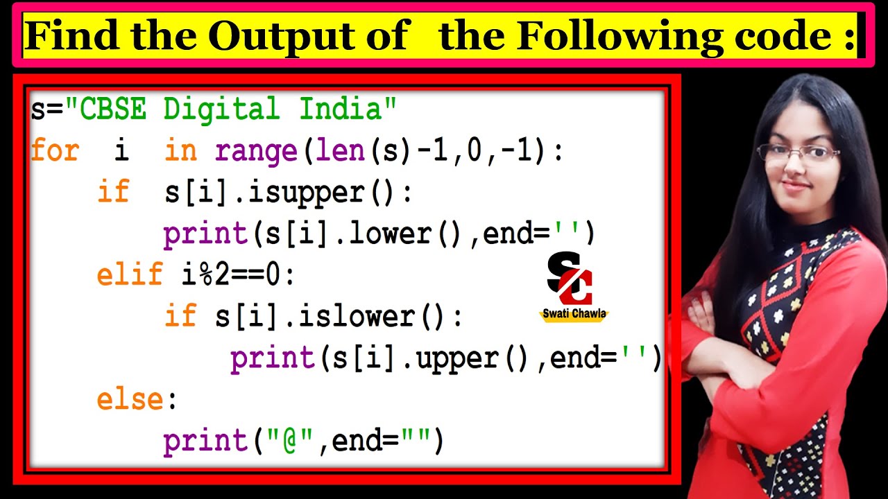 Output Based Question -15 | Output based Questions in Python | Class 12 Computer Science