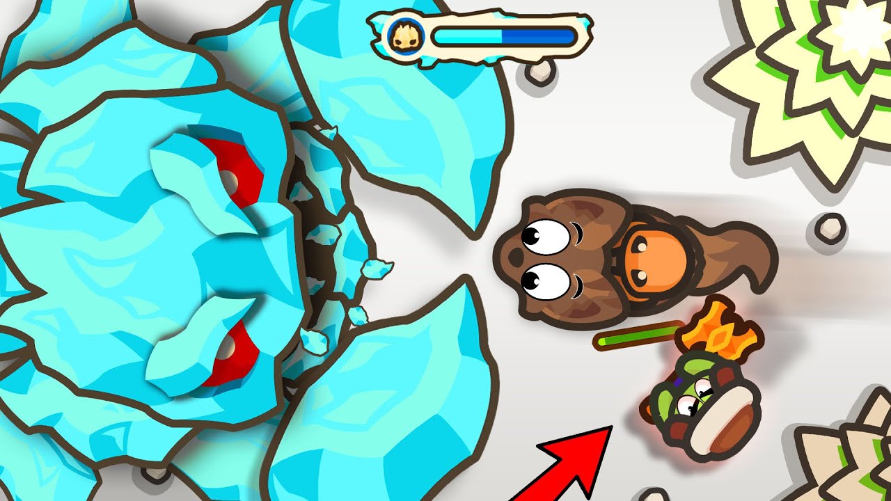 Tamming.io Most Epic Battle Yet: Ice Golem Showdown