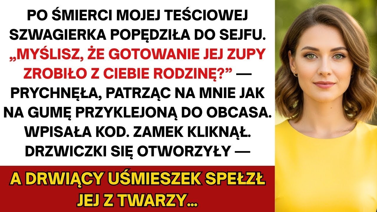 Po śmierci matki mojego męża szwagierka liczyła na łatwe zyski — ale gdy pewnej nocy otworzyła sejf…