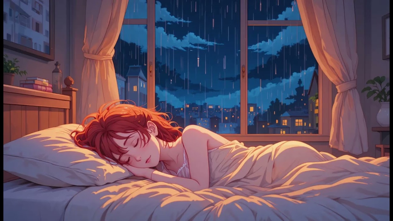 Rain & Piano for Sleep 🌧️🎹 40 Minutes of Calm Night
