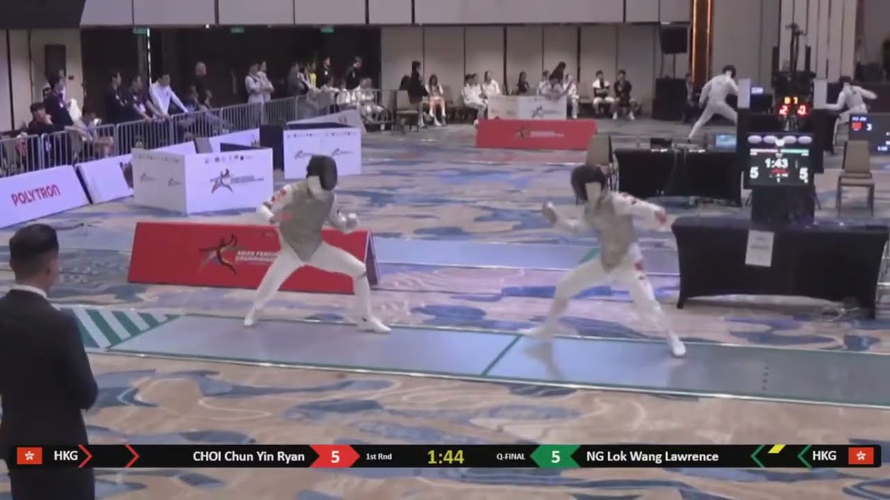 Asian Champs 2025 SMF - L8 - Ryan Choi HKG v Lawrence Ng HKG