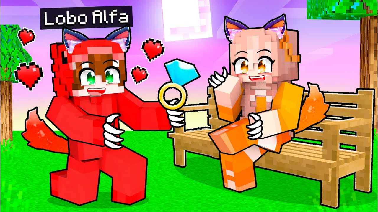 Me Convert&iacute; en LOBO ALFA para ENAMORAR a la REINA LOBO en Minecraft!