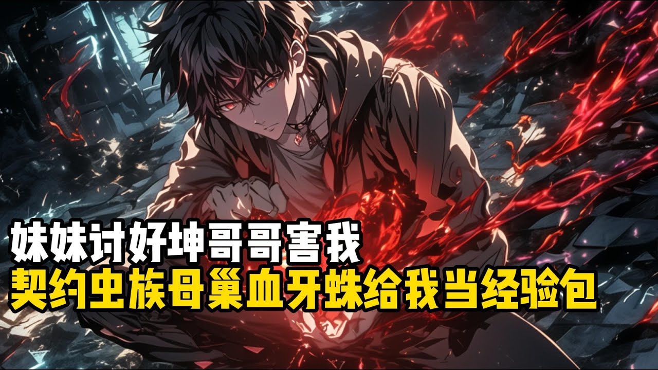 妹妹討好坤哥哥害我，契約蟲族母巢血牙蛛給我當經驗包#漫画解说 #動漫 #小说