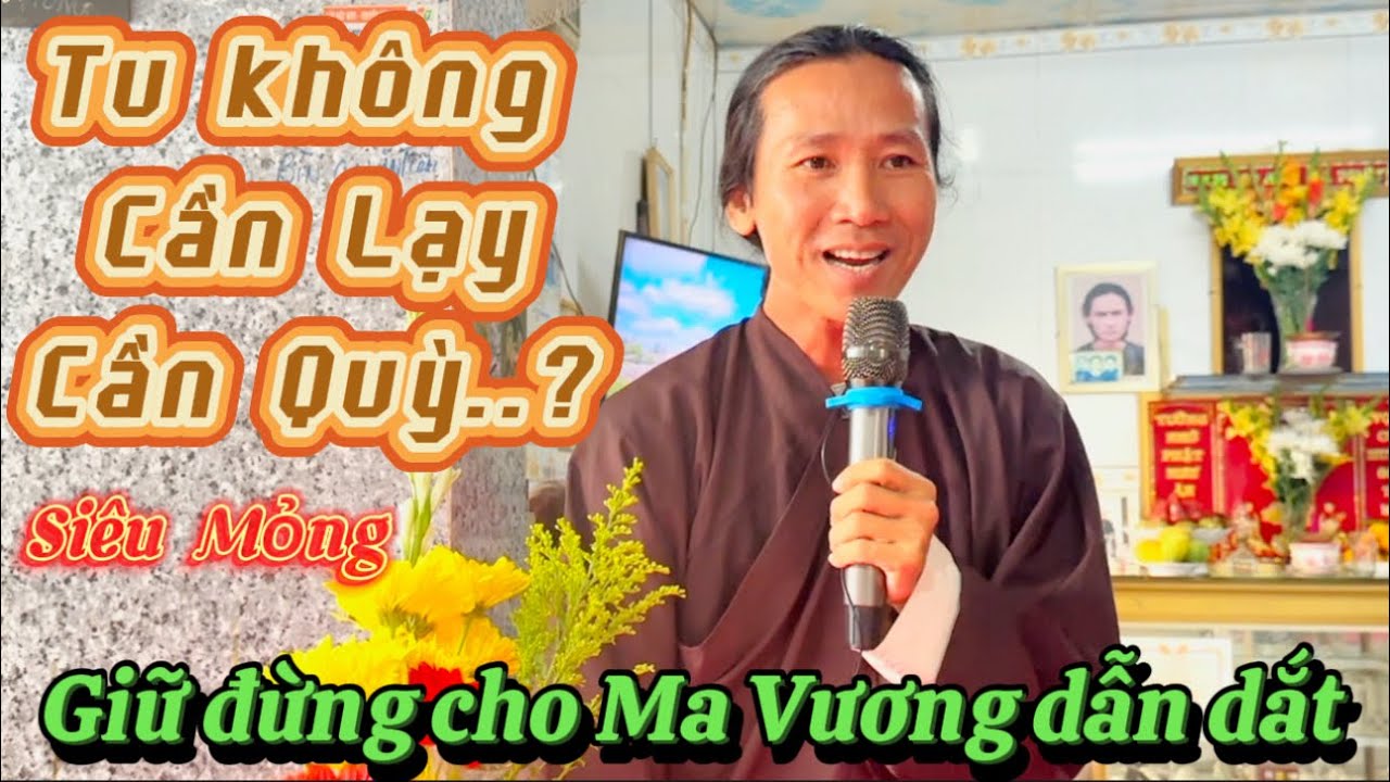 Siêu Mỏng: chia sẻ Phật Pháp Tình Đời Ý Đạo ở Lễ Giỗ