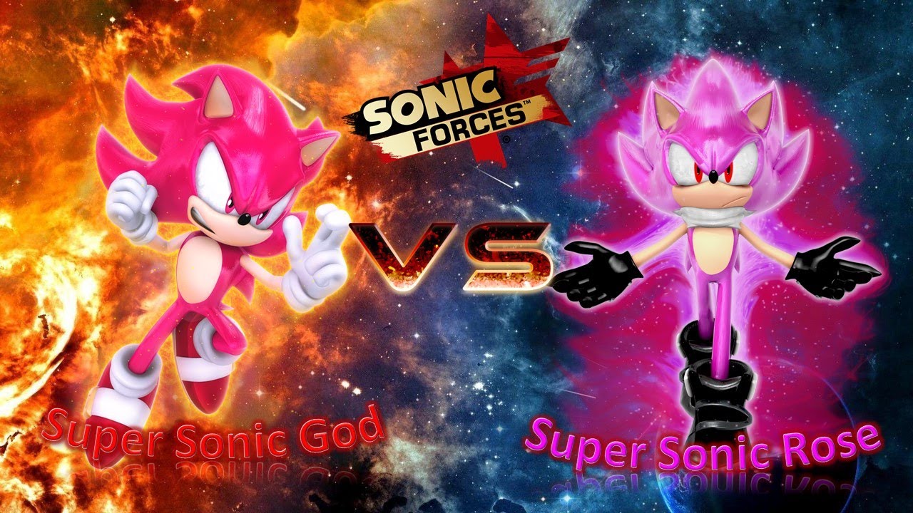 Sonic Forces (PC) Mod Part 42_ Super Sonic God VS Super Sonic Rose (4k60fps)