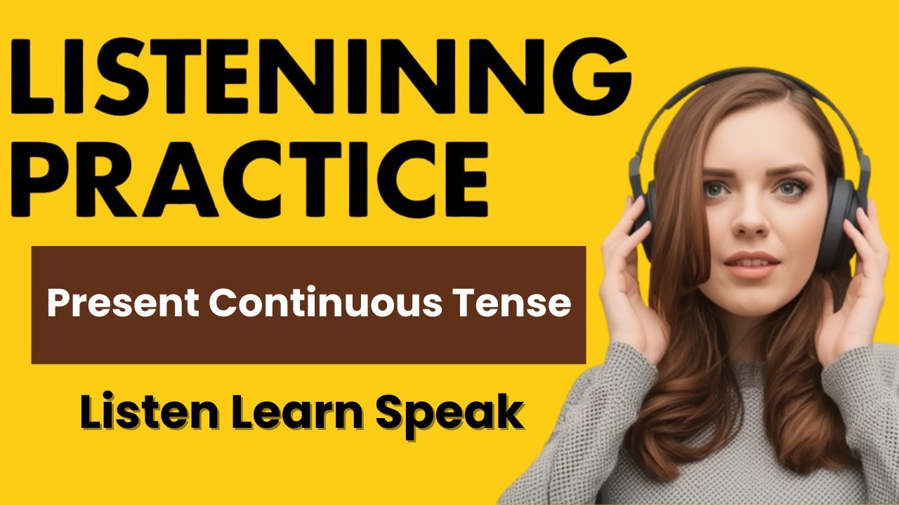 Present Continuous Tense in English | What’s Happening Right Now? | Everyday English Examples