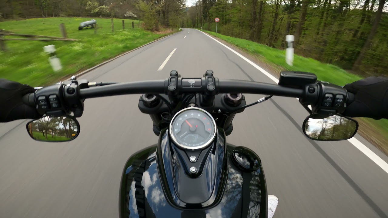 Harley-Davidson Fat Bob 114, 2020 Custom Bike, Ride with Dr. Jekill and Mr. Hyde exhaust (4K)