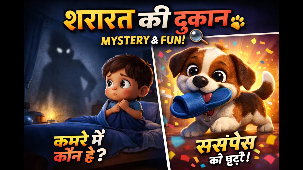 शरारत की दुकान 🐶 | Funny Mystery Song for Kids | 3D Cartoon Hindi Kids Song