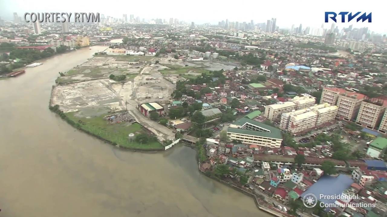 Duterte joins aerial inspection of Marikina river