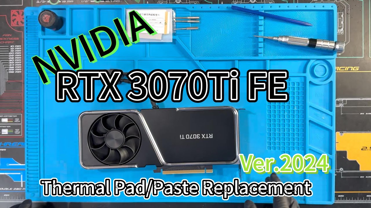 [PCFUN] Nvidia RTX 3070Ti FE Thermal Pad/Paster Replacement |3070|3070Ti|Thermal