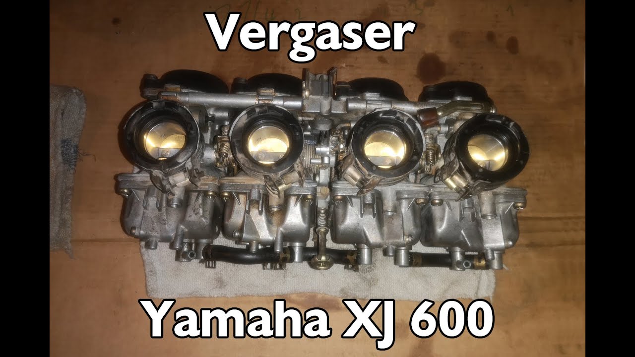Yamaha XJ 600 S Diversion Video 4 Vergaser demontieren