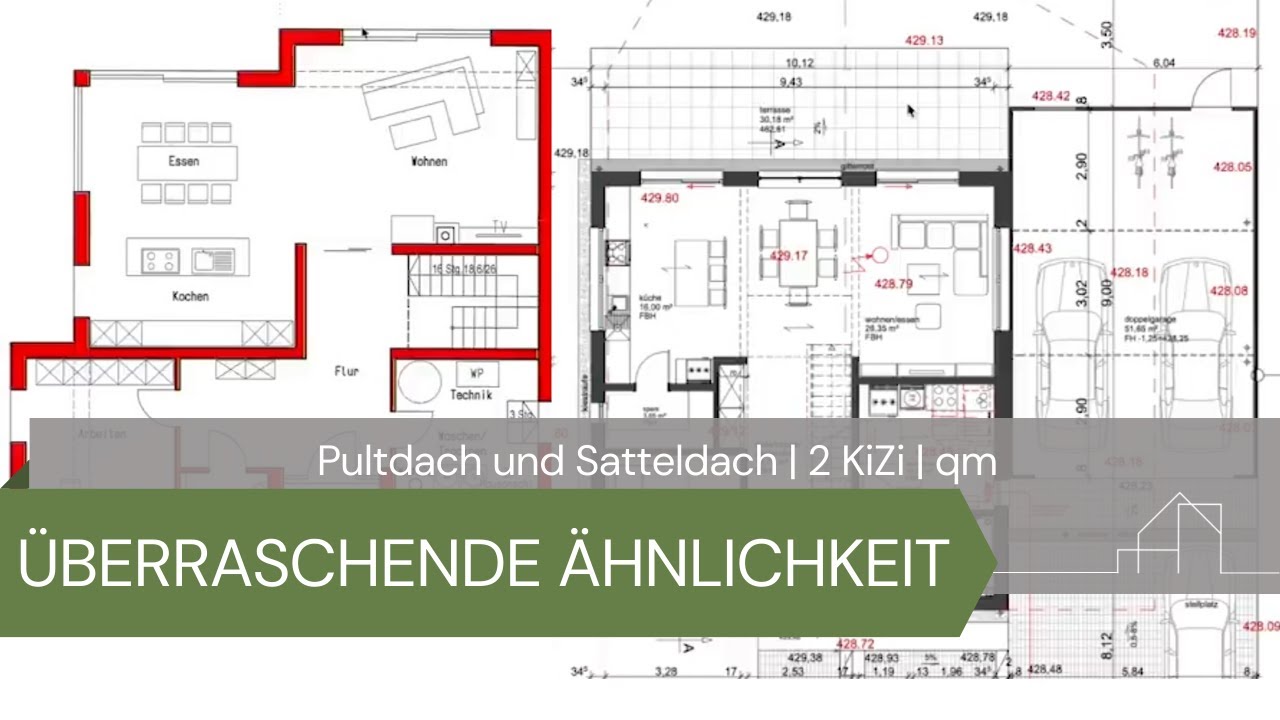Zwei moderne Grundrisse für ein Einfamilienhaus | Grundrissshow Ep. 6