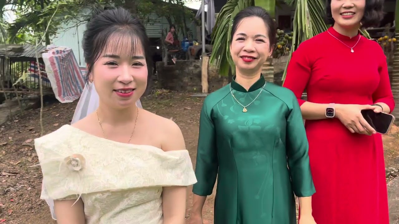 Su đón tiếp gia đình nhà gái  rất trân thành